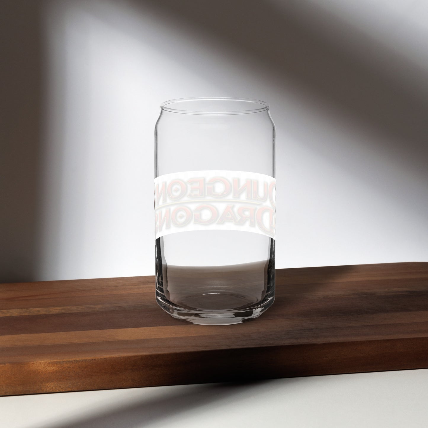 Dungeons & Dragons Can-shaped glass