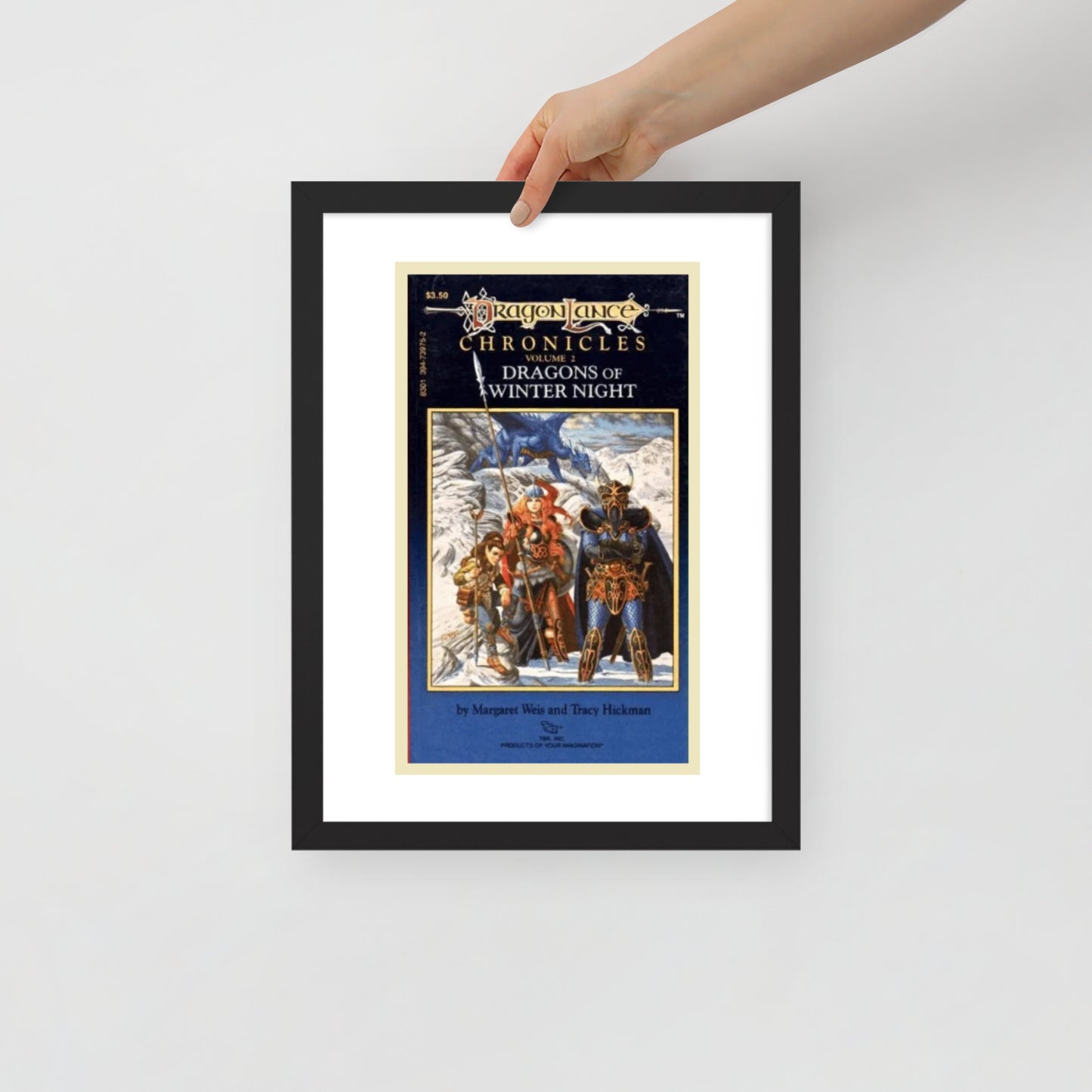 Dragonlance: Dragons of Winter Night - Framed Poster