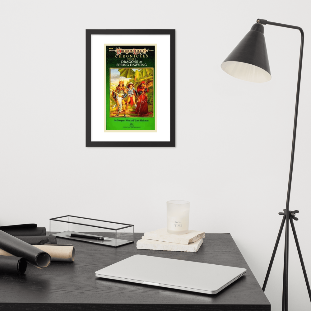 Dragonlance: Dragons of Spring Dawning - Framed poster