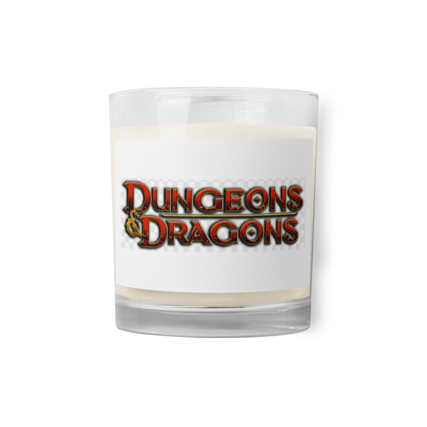 D&D Glass jar soy wax candle